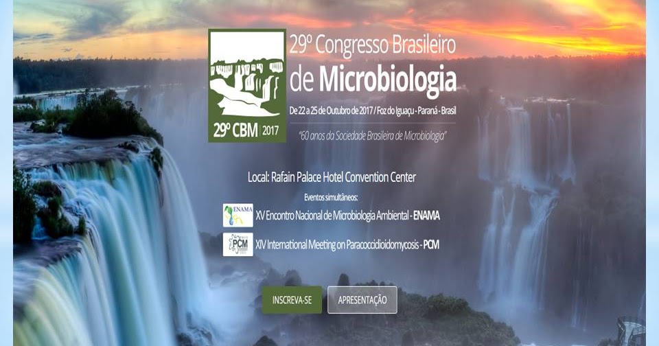 Educação, Saúde e Meio Ambiente 29º CONGRESSO BRASILEIRO DE MICROBIOLOGIA