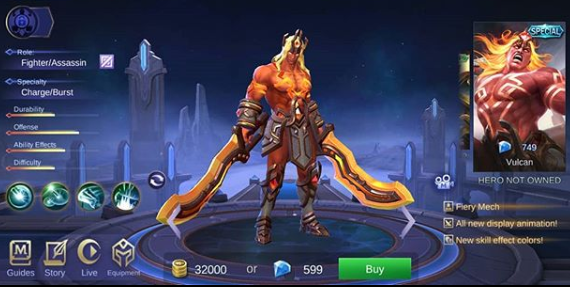 Lapu-Lapu Special Skin Vulcano