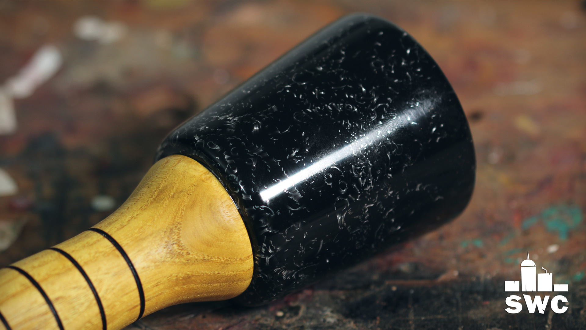 scrap wood city How to make a mallet out of aluminium, epoxy resin and mulberry wood