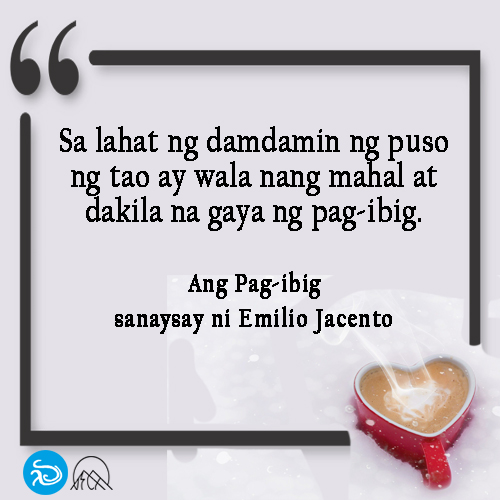 SANAYSAY | Ang Pag-ibig ni Emilio Jacinto - Hibarong Filipino
