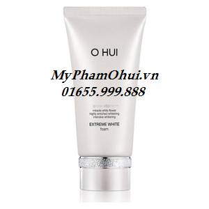 Sữa rửa mặt ohui white extreme