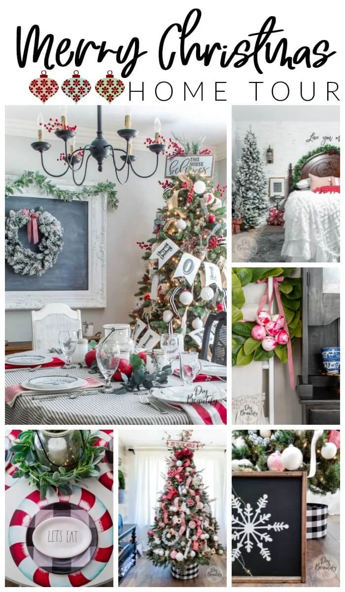 Merry Christmas Home Tour - DIY Beautify - Creating Beauty at Home