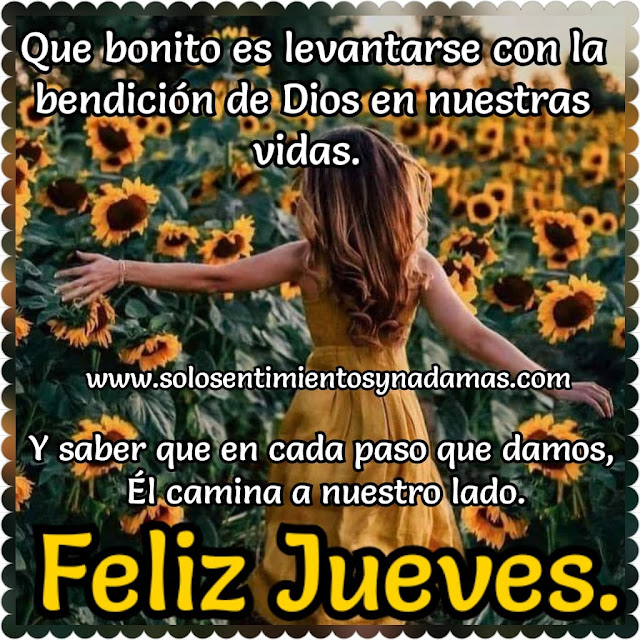 Feliz jueves.