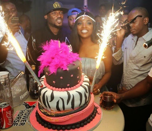 annie idibia 30th birthday party