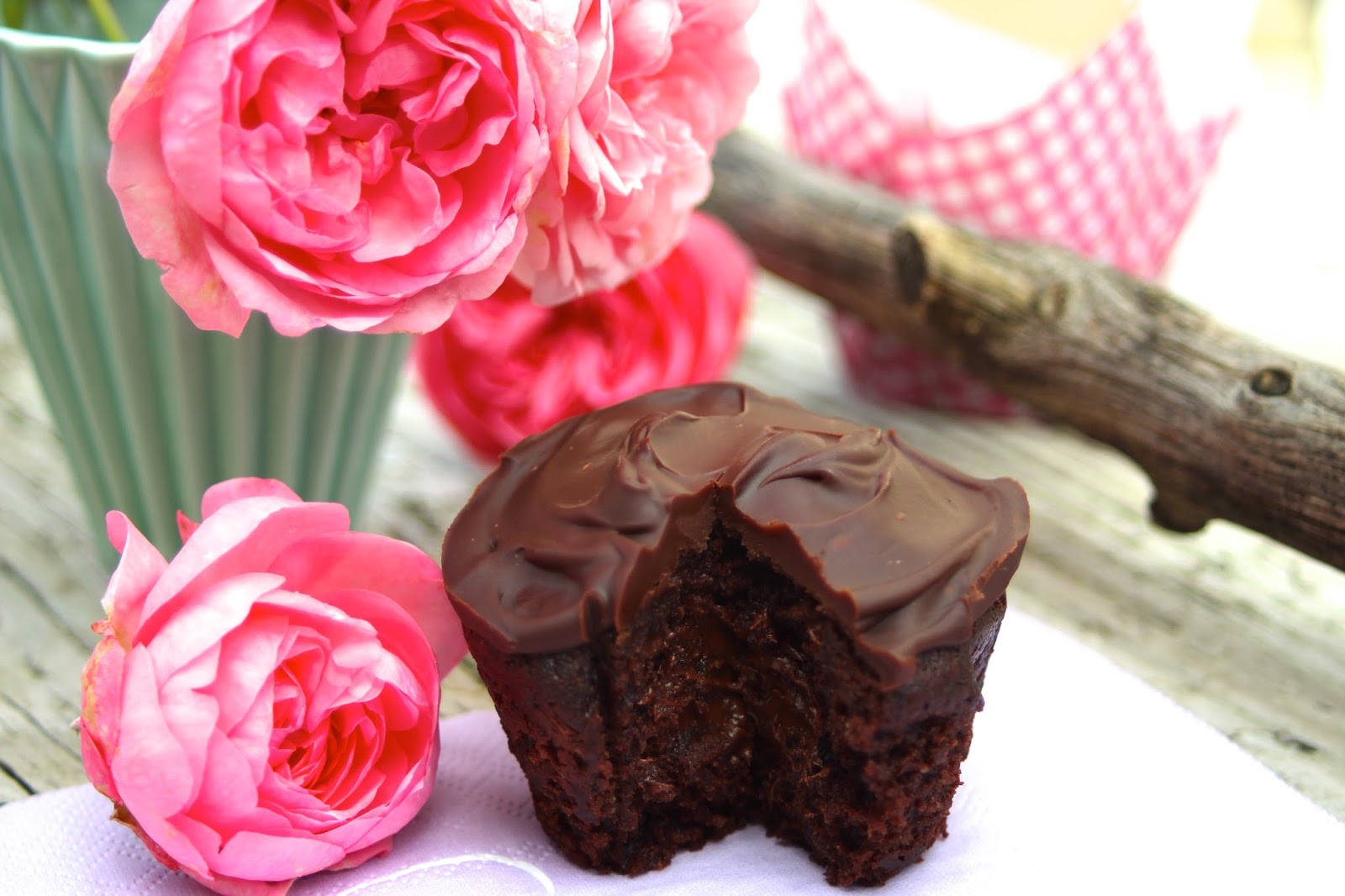 Paulas Frauchen: Schokoladen‑Cupcakes