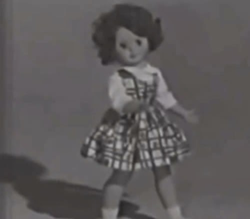 Propaganda da Boneca Pierina da Brinquedos Trol, apresentada em 1961.