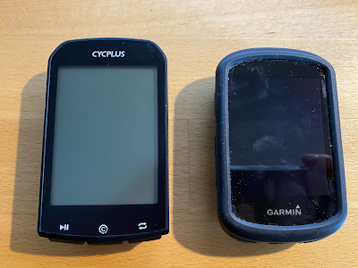 Cycplus M1 vs Garmin Edge 530