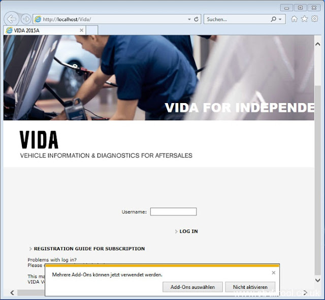 (Sloved)Volvo VIDA 2015A Program Not Start on Win7