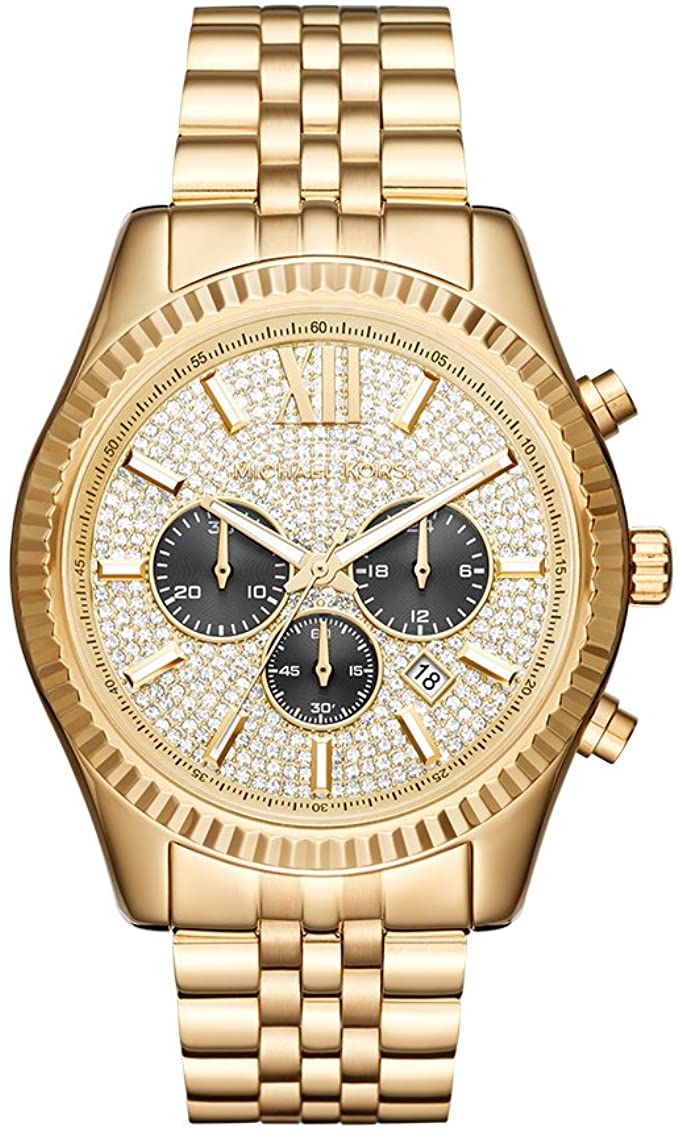 Michael Kors Lexington Chronograph Stainless Steel Watch