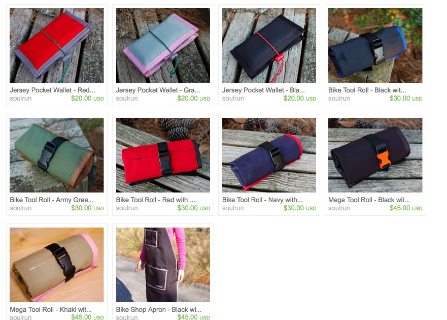 More bike tool rolls and jersey pocket wallets!