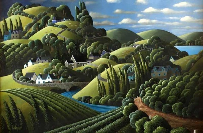 Картины в наивном стиле. George Callaghan