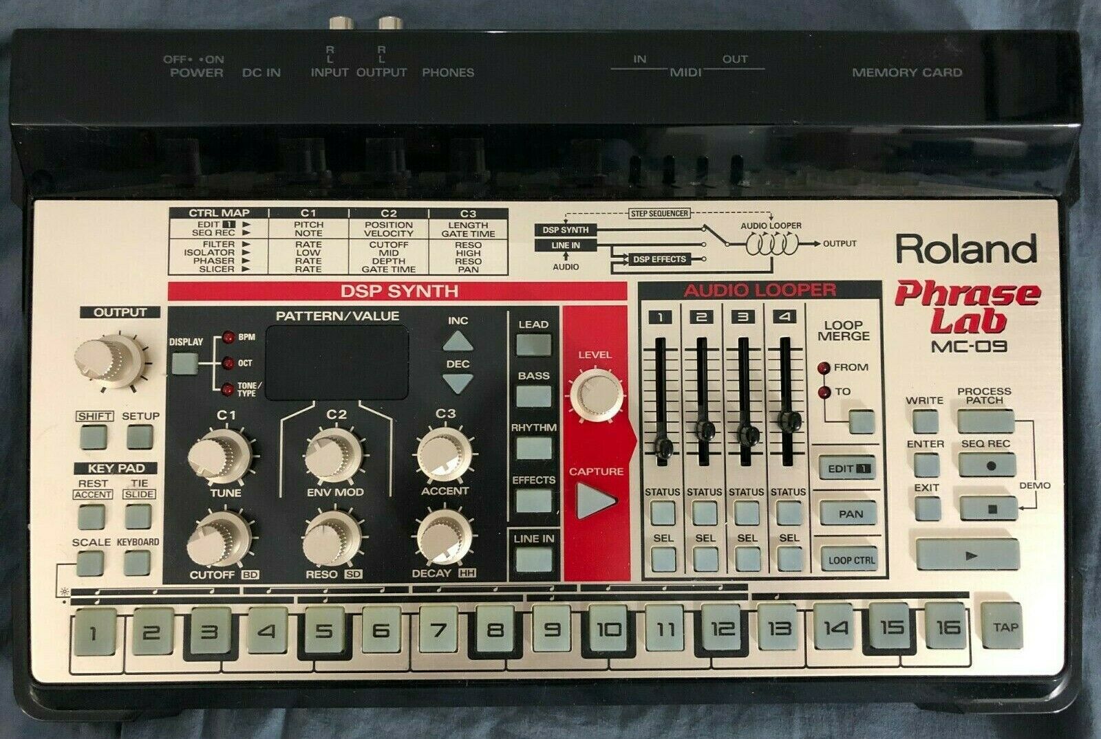 MATRIXSYNTH Roland Phrase Lab MC09 Synthesizer SN ZQ12304