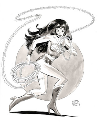 Wonder Woman portrait by Lee Weeks