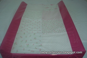 Baby Confecciones: CAMBIADOR PARA CUNA FUNCIONAL EN PATCHWORCK, CON