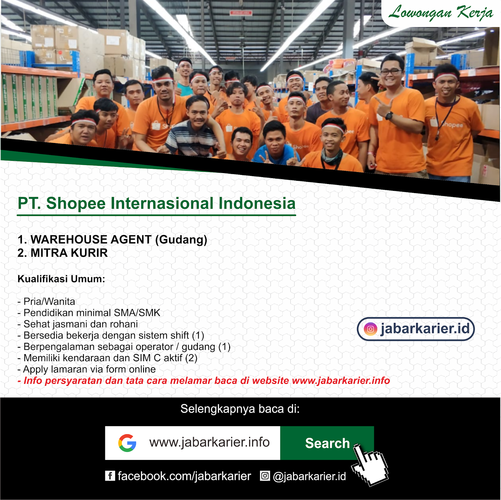 Lowongan Kerja Shopee Indonesia Terbaru Oktober 2019 ...