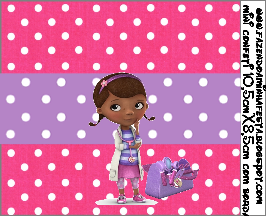 Doc McStuffins Free Printable Candy Buffet Labels. Oh My Fiesta! in