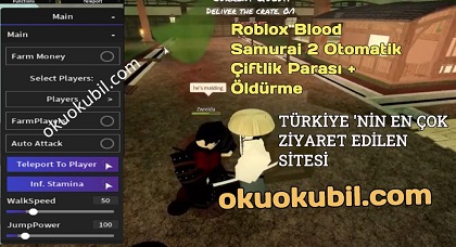 Roblox Blood Samurai 2 Otomatik Çiftlik Parası + Öldürme, Farm Script Hilesi İndir