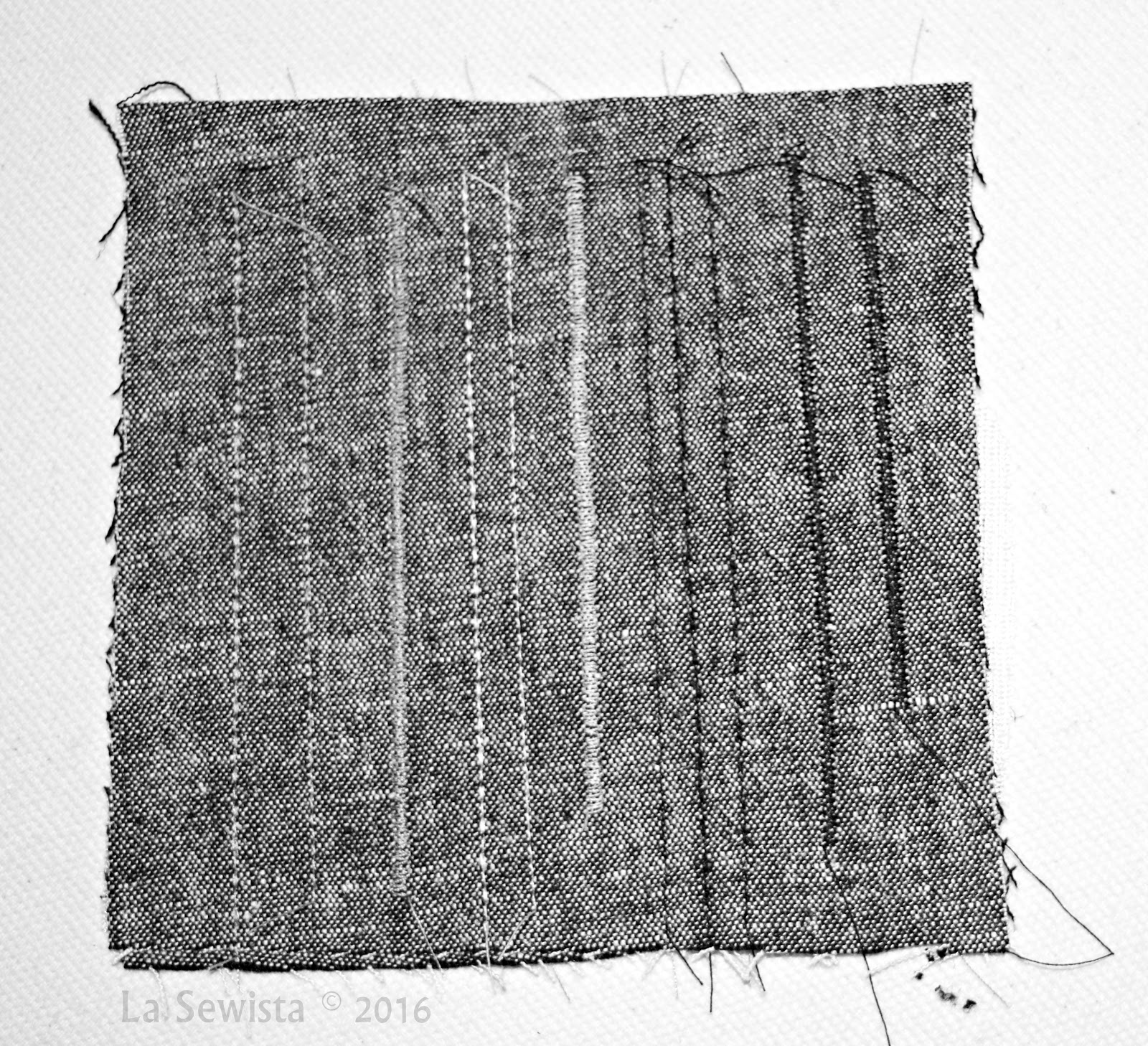 La Sewista! Cross dyed and yarn dyed fabrics