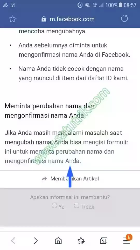 Cara Mengganti Nama di Facebook Tanpa Menunggu 60 Hari Lewat HP