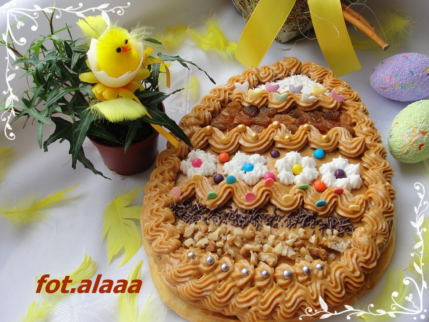 Ala piecze i gotuje Mazurek kajmakowy