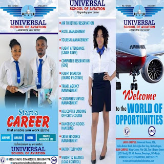 Universal School of Aviation School Fees Schedule 2022/2023
