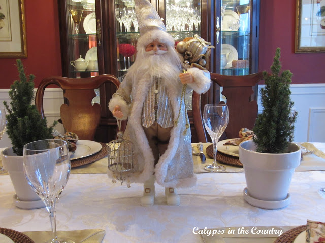 Christmas Table - Red Dining Room Christmas Table - Red Dining Room