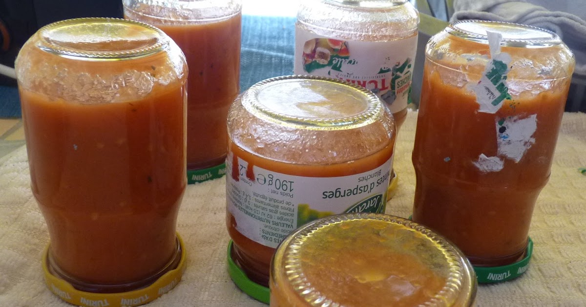 Stérilisation sauce tomates au Cookeo+