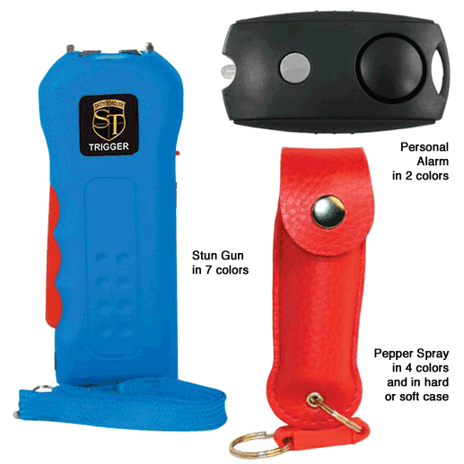 Pepper Spray Mace Tasers Stun Guns Personal Alarms Batons