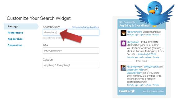 IMU E-Learning: Join the #IMUshare Twitter Stream!