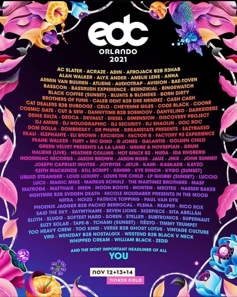 Save Pleasure Island Blog EDC Orlando LineUp Posted