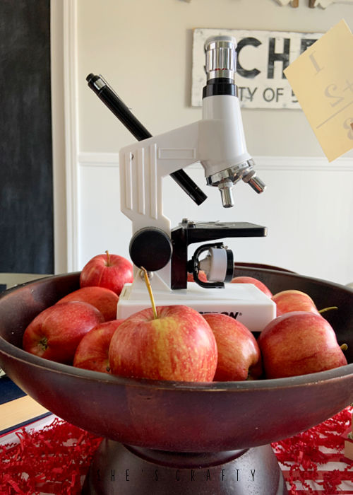 Back to School Dinner Table Centerpiece