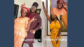 images of Oluwakemi Ikuseedun a.k.a. 'Mummy Wa' in Macaroni comedy
