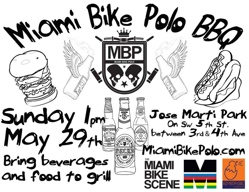 Vulkaan Sandy leeftijd Miami Bike Polo BBQ | Miami Bike Scene