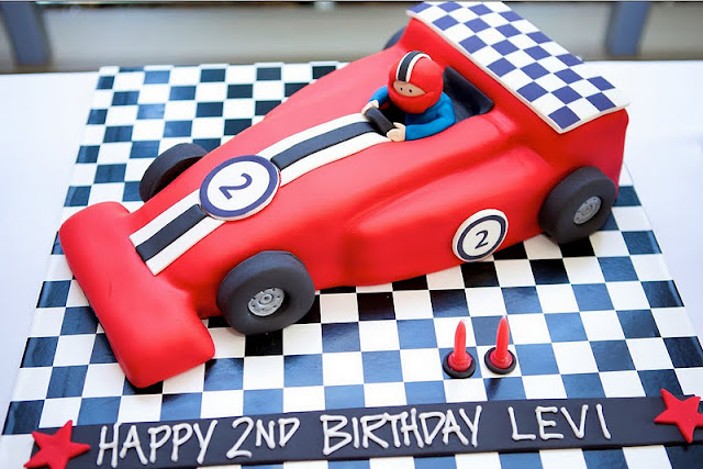 Kara s Party Ideas Grand Prix Ferrari  Race Car Birthday Party  - 23