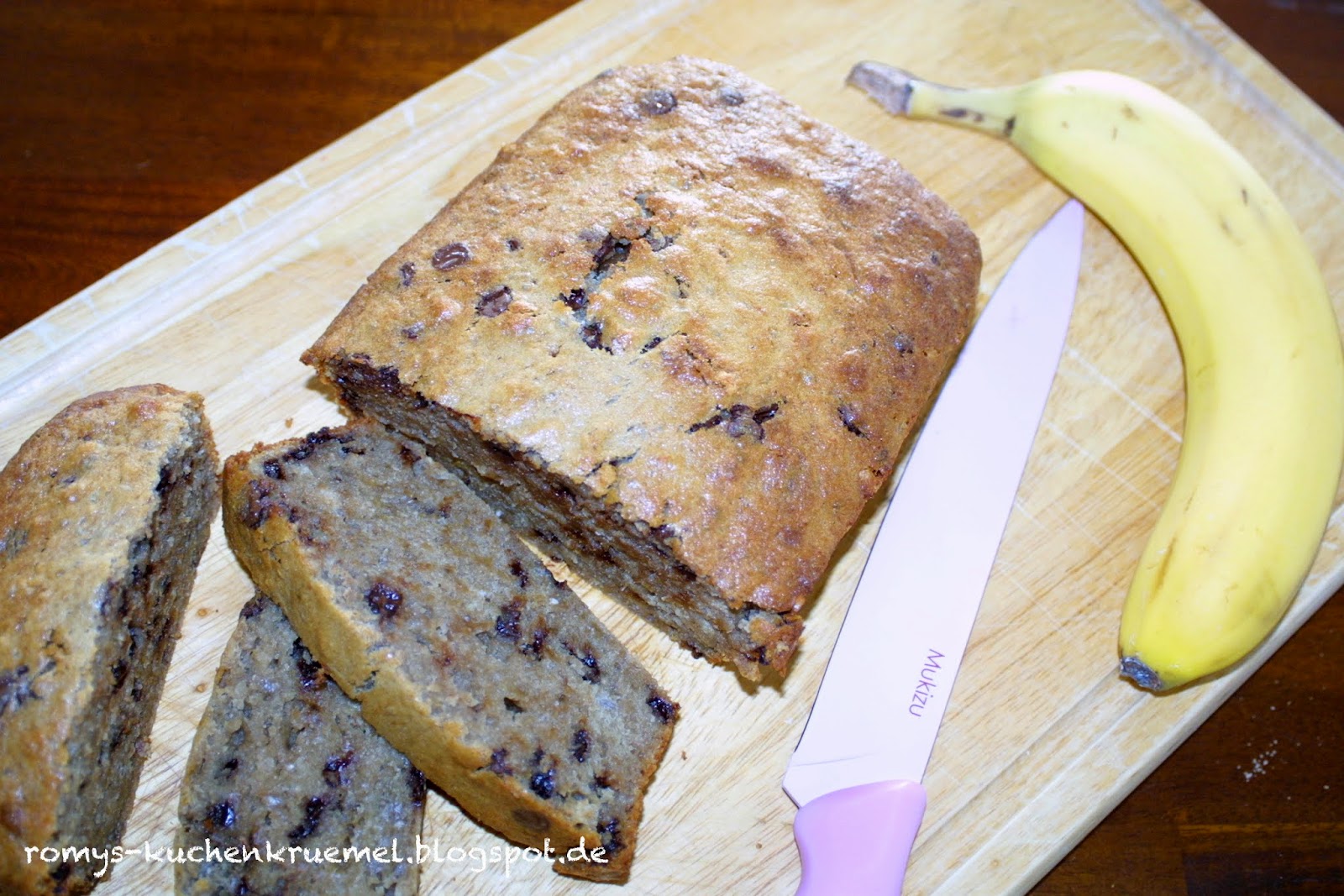 Kuchenkruemel Backblog : Chia-Bananen-Schokobrot