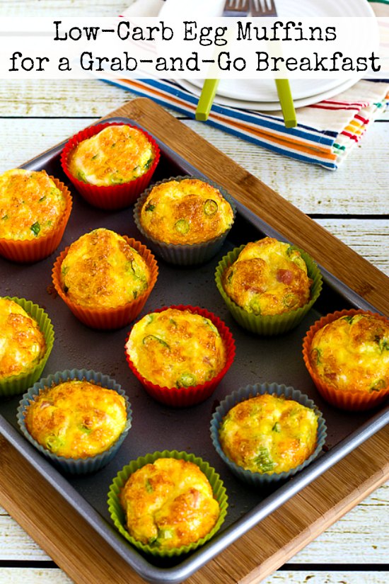 Kalyn's Kitchen® LowCarb Egg Muffins for a GrabandGo Breakfast