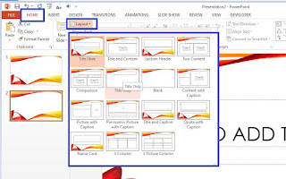 Mengganti Layout Power Point