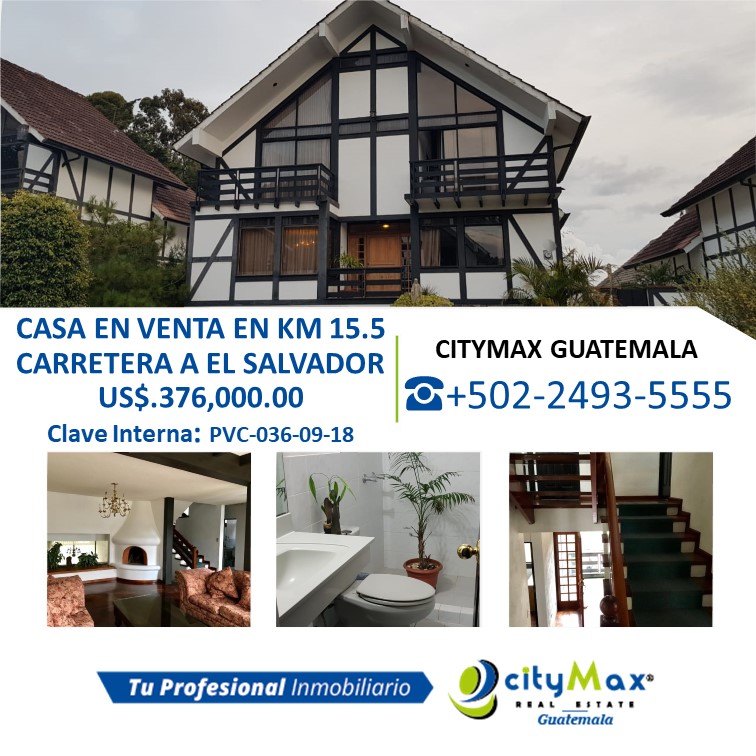 CITYMAX REAL ESTATE GUATEMALA CityMax vende hermosa casa en Carretera