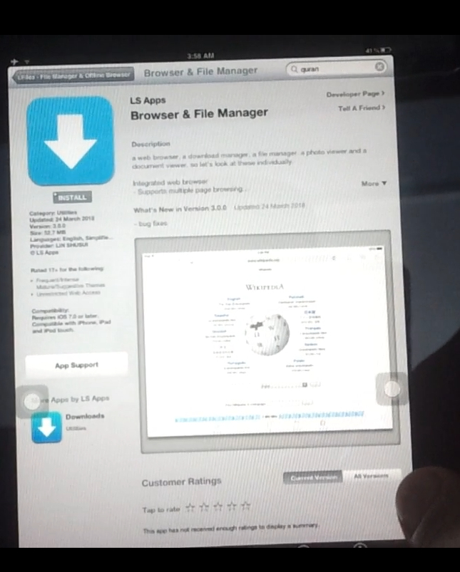 How to download pdf/text files on IOS Devices