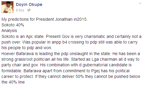 00 Doyin Okupe predicts how GEJ will win Presidential election in Northern states
