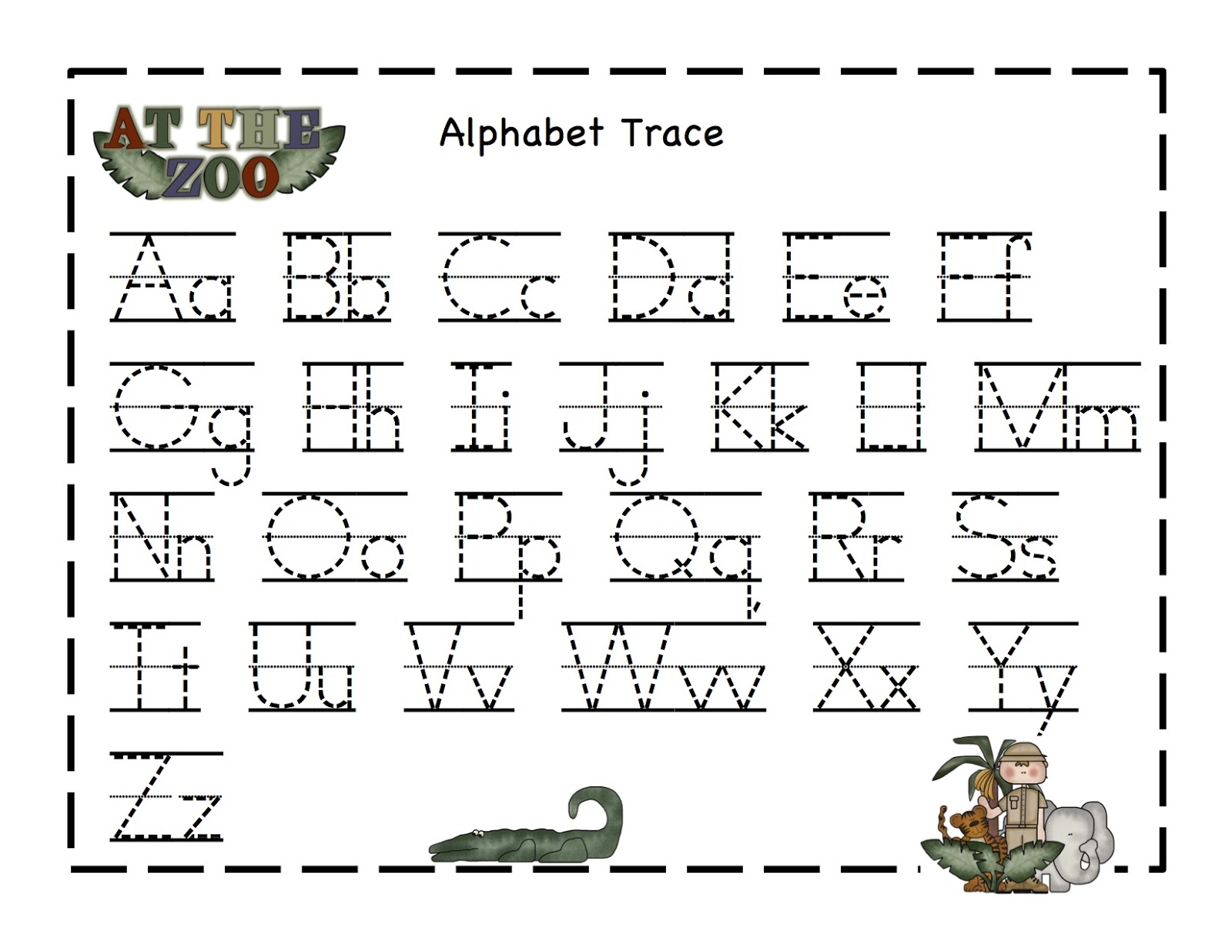 zoo phonics alphabet coloring pages - photo #12