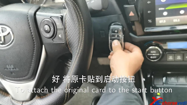 VVDI Key Tool Plus Program Toyota 8A Smart Key via OBD 7