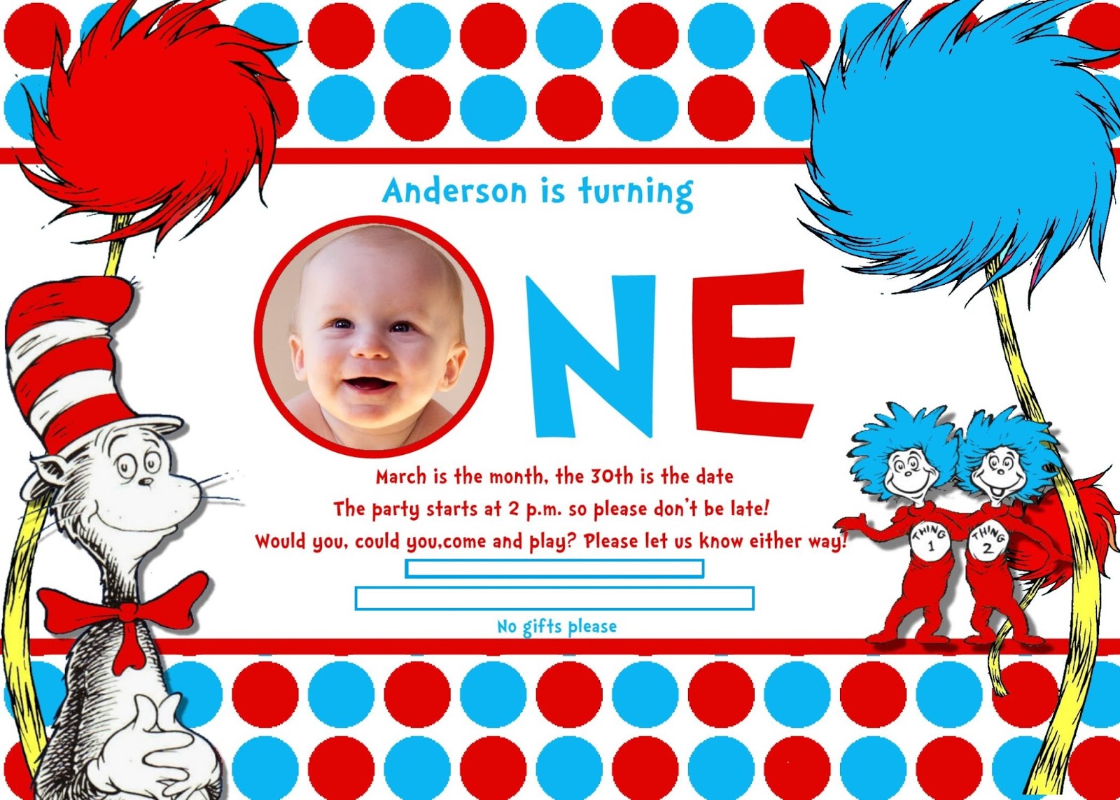 Hungry Hardee: Anderson's 1st Birthday Party
