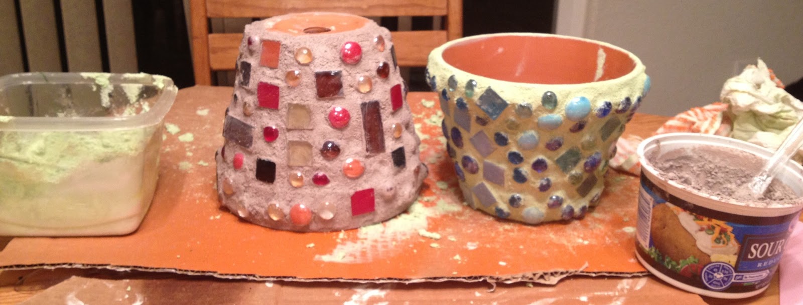 DIY Horticultural Projects and Crafts Mosaic Flower Pots and Vases