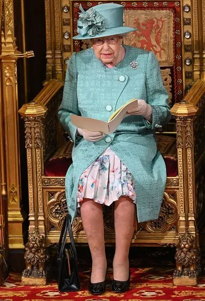 Queen Elizabeth II, accompanied by The Prince of Wales, opened a new session of Parliament. State opening of Parliament