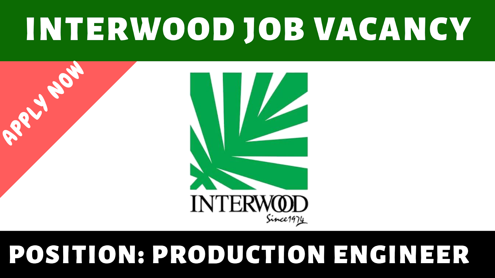 Interwood Job Production Engineer 2019 Engineering Career Opportunities