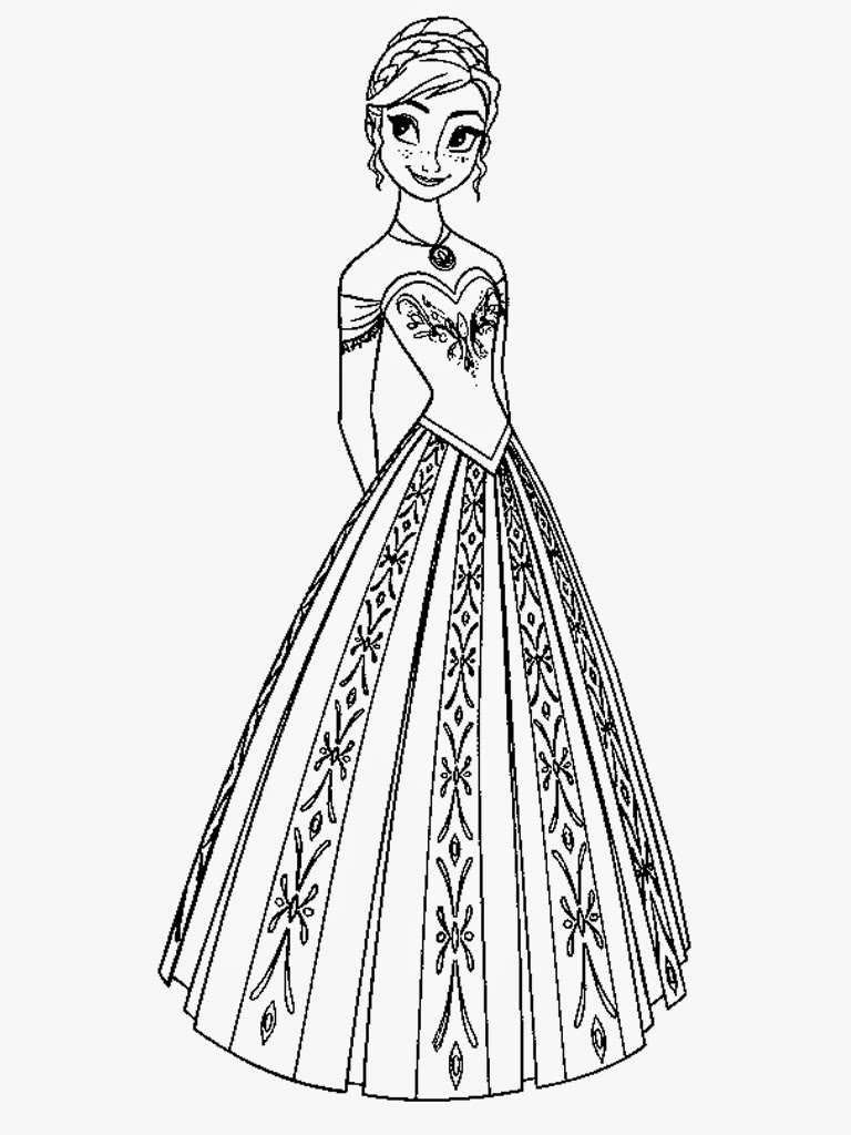 Anna Printable Coloring Pages Anna Printable Coloring Pages