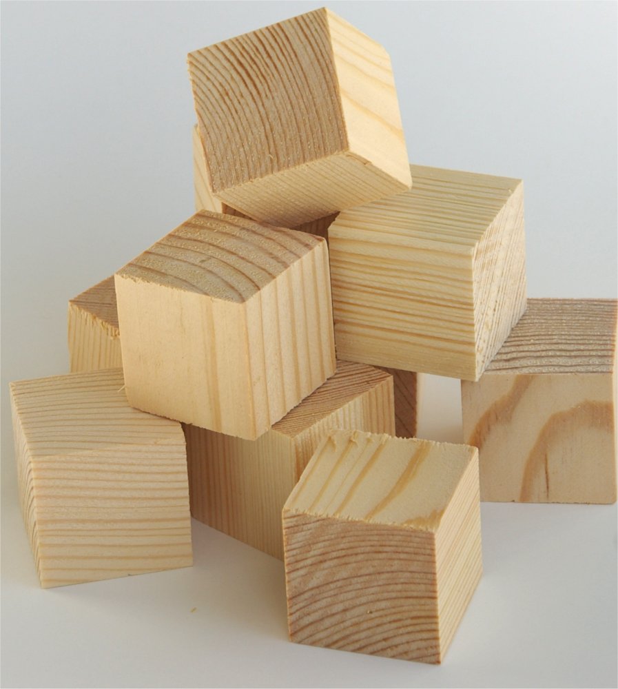 Edunikum: Figuren legen und geometrische Körper bauen mit 4cm Holzwürfeln