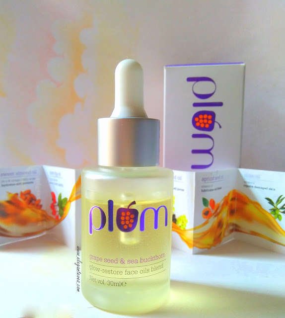 Plum Grape Seed & Sea Buckthorn Glow Restore Face Oils Blend Review