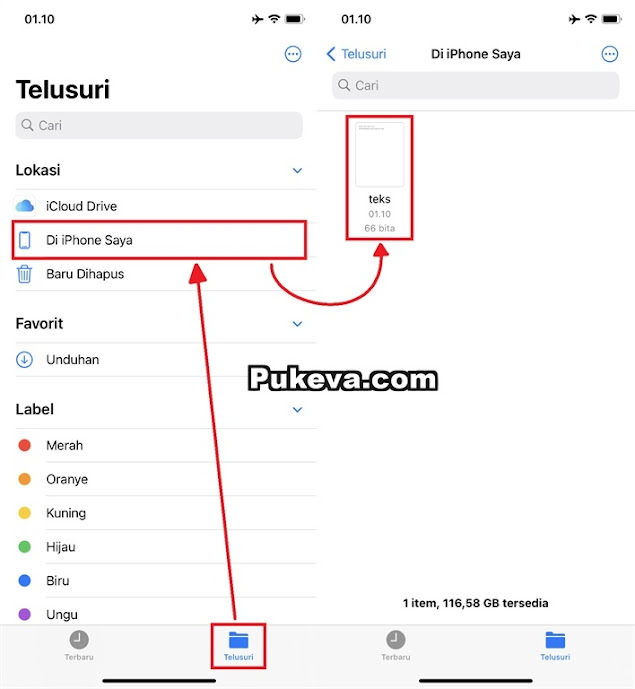 Cara Mengirim Catatan iPhone / iPad Dalam Bentuk file Text | PUKEVA